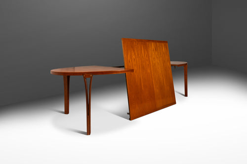 Danish Mid-Century Modern Expansion Dining Table in Teak by Sven Ellekaer for Heltborg Mobler, Denmark, c. 1960s-ABT Modern