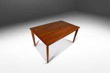 Load image into Gallery viewer, Danish Mid-Century Modern Expansion Dining Table in Teak w/ Stow-in-Table Leaves, Denmark, c. 1960s-ABT Modern
