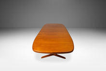 Load image into Gallery viewer, Danish Mid-Century Modern Extension Dining Table in Teak w/ Two Leaves by Skovby Møbelfabrik, Denmark, c. 1970s-ABT Modern
