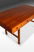 Load image into Gallery viewer, Danish Mid-Century Modern Flip-Top Executive Desk in Teak by Peter Løvig Nielsen, Denmark, c. 1960s-ABT Modern
