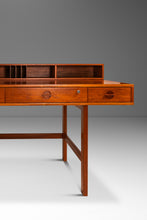 Load image into Gallery viewer, Danish Mid-Century Modern Flip-Top Executive Desk in Teak by Peter Løvig Nielsen, Denmark, c. 1960s-ABT Modern
