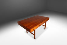 Load image into Gallery viewer, Danish Mid-Century Modern Flip-Top Executive Desk in Teak by Peter Løvig Nielsen, Denmark, c. 1960s-ABT Modern
