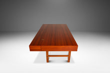 Load image into Gallery viewer, Danish Mid-Century Modern Flip-Top Executive Desk in Teak by Peter Løvig Nielsen, Denmark, c. 1960s-ABT Modern
