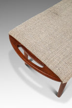 Load image into Gallery viewer, Danish Mid-Century Modern Foot Stool / Ottoman in Solid Teak Styled After Hans Wegner in Teak, c. 1980s-ABT Modern

