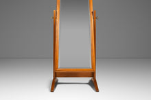Load image into Gallery viewer, Danish Mid-Century Modern Full-Length Adjustable Floor Mirror in Solid Oak After Pedersen &amp; Hansen, Denmark, c. 1960s-ABT Modern
