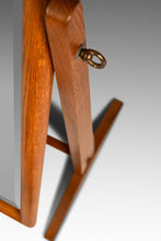 Load image into Gallery viewer, Danish Mid-Century Modern Full-Length Adjustable Floor Mirror in Solid Oak After Pedersen &amp; Hansen, Denmark, c. 1960s-ABT Modern
