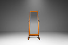 Load image into Gallery viewer, Danish Mid-Century Modern Full-Length Adjustable Floor Mirror in Solid Oak After Pedersen &amp; Hansen, Denmark, c. 1960s-ABT Modern

