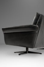 Load image into Gallery viewer, Danish Mid-Century Modern Low Profile Four-Seat Sofa in Vinyl Attributed to H.W. Klein for Bramin, Denmark, c. 1960s-ABT Modern
