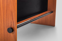 Load image into Gallery viewer, Danish Mid-Century Modern Minimalist Two-Tone Dry Bar / Room Divider in Teak, Denmark, c. 1970s-ABT Modern
