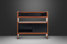 Load image into Gallery viewer, Danish Mid-Century Modern Minimalist Two-Tone Dry Bar / Room Divider in Teak, Denmark, c. 1970s-ABT Modern
