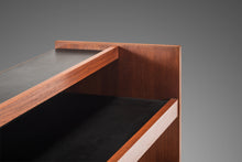 Load image into Gallery viewer, Danish Mid-Century Modern Minimalist Two-Tone Dry Bar / Room Divider in Teak, Denmark, c. 1970s-ABT Modern

