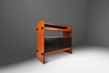 Load image into Gallery viewer, Danish Mid-Century Modern Minimalist Two Tone Dry Bar / Room Divider in Teak, Denmark, c. 1970s-ABT Modern
