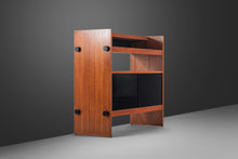 Load image into Gallery viewer, Danish Mid-Century Modern Minimalist Two-Tone Dry Bar / Room Divider in Teak, Denmark, c. 1970s-ABT Modern
