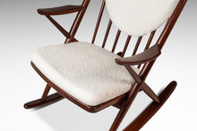Load image into Gallery viewer, Danish Mid-Century Modern Model 182 Rocking Chair in Solid Teak by Frank Reenskaug for Bramin Mobler, Denmark, c. 1960s-ABT Modern
