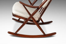 Load image into Gallery viewer, Danish Mid-Century Modern Model 182 Rocking Chair in Solid Teak by Frank Reenskaug for Bramin Mobler, Denmark, c. 1960s-ABT Modern
