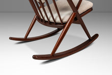 Load image into Gallery viewer, Danish Mid-Century Modern Model 182 Rocking Chair in Solid Teak by Frank Reenskaug for Bramin Mobler, Denmark, c. 1960s-ABT Modern
