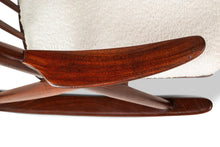 Load image into Gallery viewer, Danish Mid-Century Modern Model 182 Rocking Chair in Solid Teak by Frank Reenskaug for Bramin Mobler, Denmark, c. 1960s-ABT Modern
