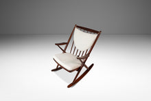 Load image into Gallery viewer, Danish Mid-Century Modern Model 182 Rocking Chair in Solid Teak by Frank Reenskaug for Bramin Mobler, Denmark, c. 1960s-ABT Modern
