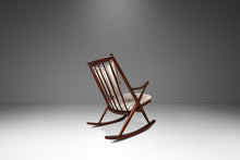 Load image into Gallery viewer, Danish Mid-Century Modern Model 182 Rocking Chair in Solid Teak by Frank Reenskaug for Bramin Mobler, Denmark, c. 1960s-ABT Modern
