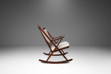 Load image into Gallery viewer, Danish Mid-Century Modern Model 182 Rocking Chair in Solid Teak by Frank Reenskaug for Bramin Mobler, Denmark, c. 1960s-ABT Modern
