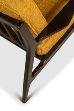 Load image into Gallery viewer, Danish Mid-Century Modern Model 596 Lounge Chair in Beech and Bouclé by Lawrence Peabody &amp; Ib Kofod Larsen for Selig, Denmark, c. 1950's-ABT Modern
