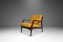 Load image into Gallery viewer, Danish Mid-Century Modern Model 596 Lounge Chair in Beech and Bouclé by Lawrence Peabody &amp; Ib Kofod Larsen for Selig, Denmark, c. 1950's-ABT Modern
