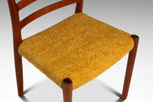 Load image into Gallery viewer, Danish Mid-Century Modern Model 85 Ladderback Dining Chair in Teak &amp; Bouclé by Niels Møller for J.L. Møller, Denmark, c. 1960s-ABT Modern
