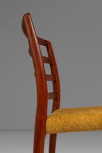 Load image into Gallery viewer, Danish Mid-Century Modern Model 85 Ladderback Dining Chair in Teak &amp; Bouclé by Niels Møller for J.L. Møller, Denmark, c. 1960s-ABT Modern
