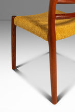 Load image into Gallery viewer, Danish Mid-Century Modern Model 85 Ladderback Dining Chair in Teak &amp; Bouclé by Niels Møller for J.L. Møller, Denmark, c. 1960s-ABT Modern
