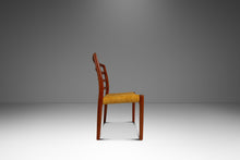 Load image into Gallery viewer, Danish Mid-Century Modern Model 85 Ladderback Dining Chair in Teak &amp; Bouclé by Niels Møller for J.L. Møller, Denmark, c. 1960s-ABT Modern
