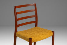 Load image into Gallery viewer, Danish Mid-Century Modern Model 85 Ladderback Dining Chair in Teak &amp; Bouclé by Niels Møller for J.L. Møller, Denmark, c. 1960s-ABT Modern
