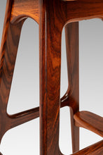 Load image into Gallery viewer, Danish Mid-Century Modern Model OD-61 Counter Height Bar Stool in Rosewood &amp; Leather by Erik Buch for O.D. Mobler, Denmark, 1960's-ABT Modern

