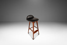 Load image into Gallery viewer, Danish Mid-Century Modern Model OD-61 Counter Height Bar Stool in Rosewood &amp; Leather by Erik Buch for O.D. Mobler, Denmark, 1960's-ABT Modern
