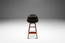Load image into Gallery viewer, Danish Mid-Century Modern Model OD-61 Counter Height Bar Stool in Rosewood &amp; Leather by Erik Buch for O.D. Mobler, Denmark, 1960's-ABT Modern
