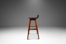 Load image into Gallery viewer, Danish Mid-Century Modern Model OD-61 Counter Height Bar Stool in Rosewood &amp; Leather by Erik Buch for O.D. Mobler, Denmark, 1960's-ABT Modern
