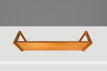 Load image into Gallery viewer, Danish Mid-Century Modern Petite Wall-Hanging Shelf in White Oak by Dyrlund, Denmark, c. 1960s-ABT Modern
