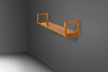 Load image into Gallery viewer, Danish Mid-Century Modern Petite Wall-Hanging Shelf in White Oak by Dyrlund, Denmark, c. 1960s-ABT Modern
