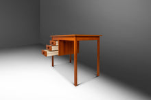 Load image into Gallery viewer, Danish Mid-Century Modern Petite Writer's Desk in Teak by Faarup Møbelfabrik attributed to Ib Kofod Larsen, c. 1980s-ABT Modern
