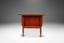 Load image into Gallery viewer, Danish Mid-Century Modern Sculpted Executive Desk in Teak by Arne Vodder for H.P. Hansen, Denmark, c. 1960s-ABT Modern
