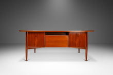 Load image into Gallery viewer, Danish Mid-Century Modern Sculpted Executive Desk in Teak by Arne Vodder for H.P. Hansen, Denmark, c. 1960s-ABT Modern
