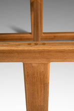 Load image into Gallery viewer, Danish Mid-Century Modern Solid Oak Dining Table / Desk with Glass Top in the Manner of Hans J Wegner, Denmark, c. 1970s-ABT Modern
