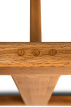 Load image into Gallery viewer, Danish Mid-Century Modern Solid Oak Dining Table / Desk with Glass Top in the Manner of Hans J Wegner, Denmark, c. 1970s-ABT Modern
