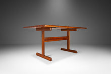 Load image into Gallery viewer, Danish Mid-Century Modern Solid Teak Butcherblock Dining Table / Desk / Workbench, Denmark, c. 1970s-ABT Modern
