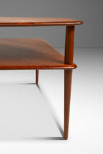 Load image into Gallery viewer, Danish Mid-Century Modern Two-Tiered &#39;Minerva&#39; Table in Solid Teak by Peter Hvidt &amp; Orla Mølgaard for France and Sons, Denmark, c. 1960s-ABT Modern
