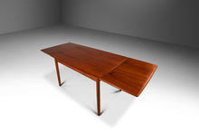 Load image into Gallery viewer, Danish Modern Expansion Dining Table in Teak w/ Stow-In-Table Leaves, Denmark, c. 1960s-ABT Modern
