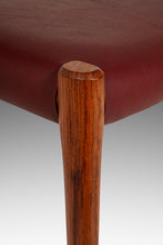 Load image into Gallery viewer, Danish Modern Model 77A Ottoman in Teak &amp; Leather by Niels Otto Møller for J.L. Møller Mobelfabrik, Denmark, c. 1960's-ABT Modern
