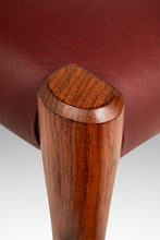 Load image into Gallery viewer, Danish Modern Model 77A Ottoman in Teak &amp; Leather by Niels Otto Møller for J.L. Møller Mobelfabrik, Denmark, c. 1960's-ABT Modern
