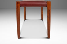 Load image into Gallery viewer, Danish Modern Model 77A Ottoman in Teak &amp; Leather by Niels Otto Møller for J.L. Møller Mobelfabrik, Denmark, c. 1960's-ABT Modern
