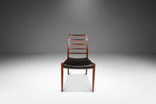 Load image into Gallery viewer, Danish Modern Møller Model No. 82 Ladderback Side Chair in Teak &amp; Leather for J.L. Møllers Møbelfabrik, Denmark, c. 1960s-ABT Modern
