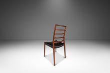 Load image into Gallery viewer, Danish Modern Møller Model No. 82 Ladderback Side Chair in Teak &amp; Leather for J.L. Møllers Møbelfabrik, Denmark, c. 1960s-ABT Modern
